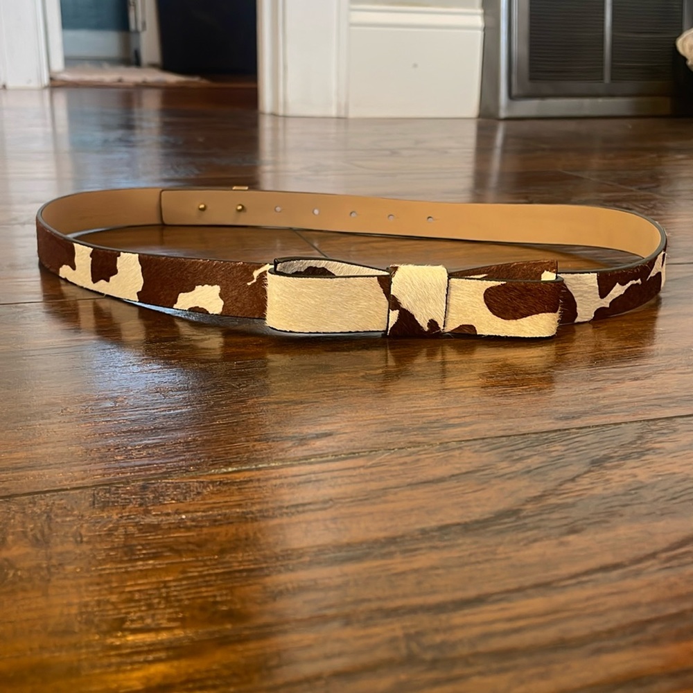 Kate Spade calf hair belt